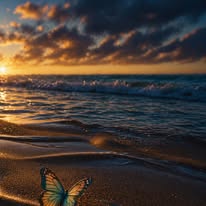 Reflection and reconnection by the sea